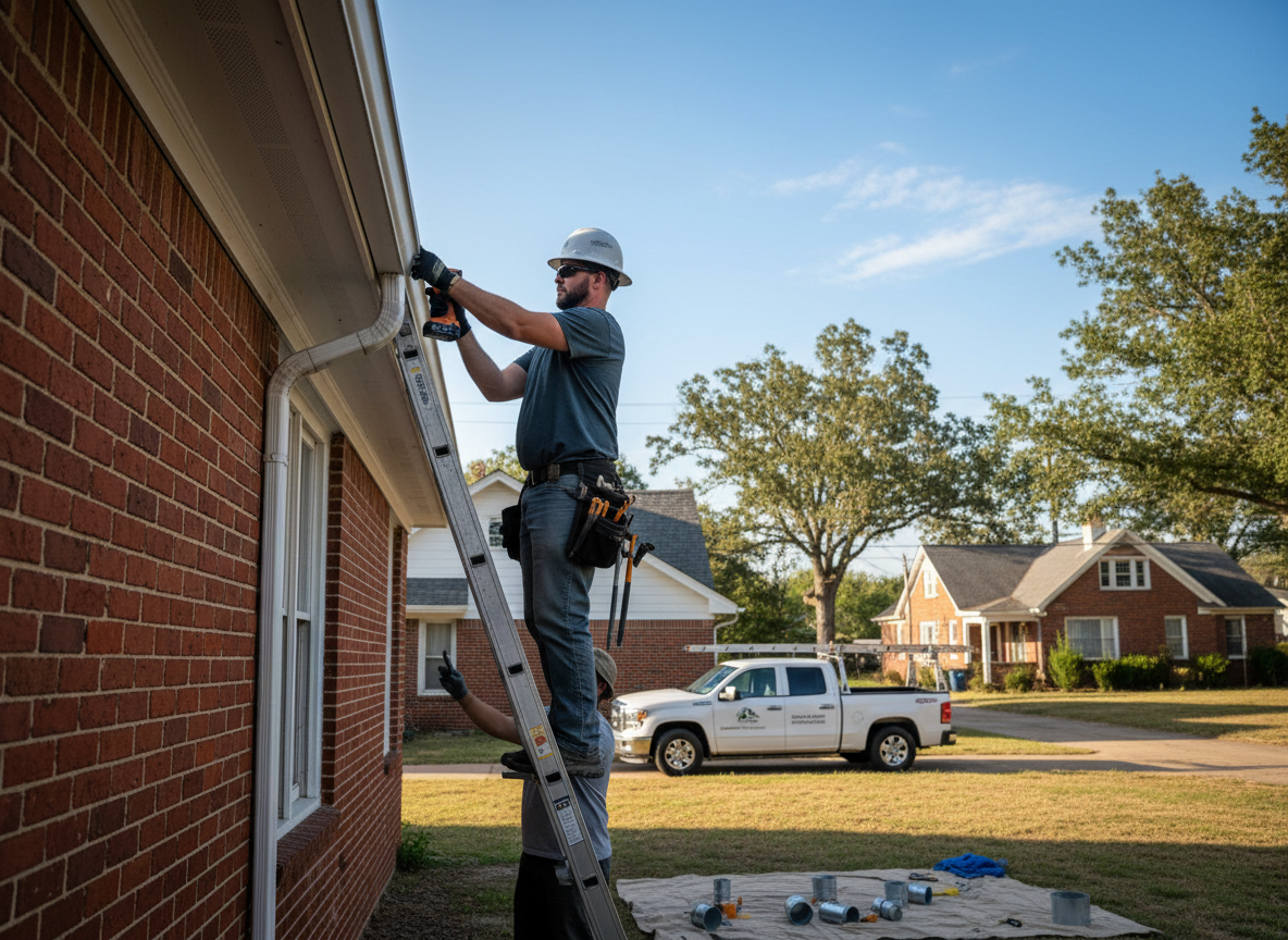 Downspout Installation in Texarkana, TX
