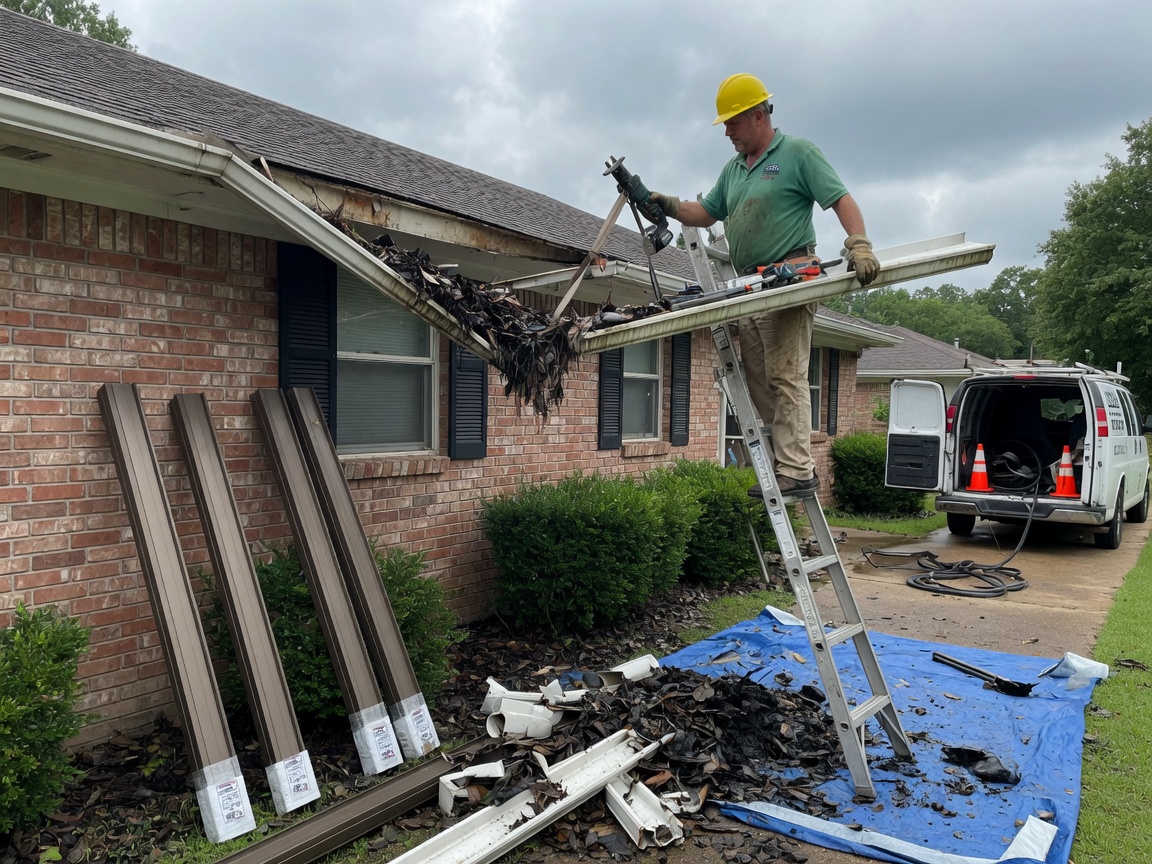 Gutter Replacement for Overflowing Gutters in Texarkana, TX