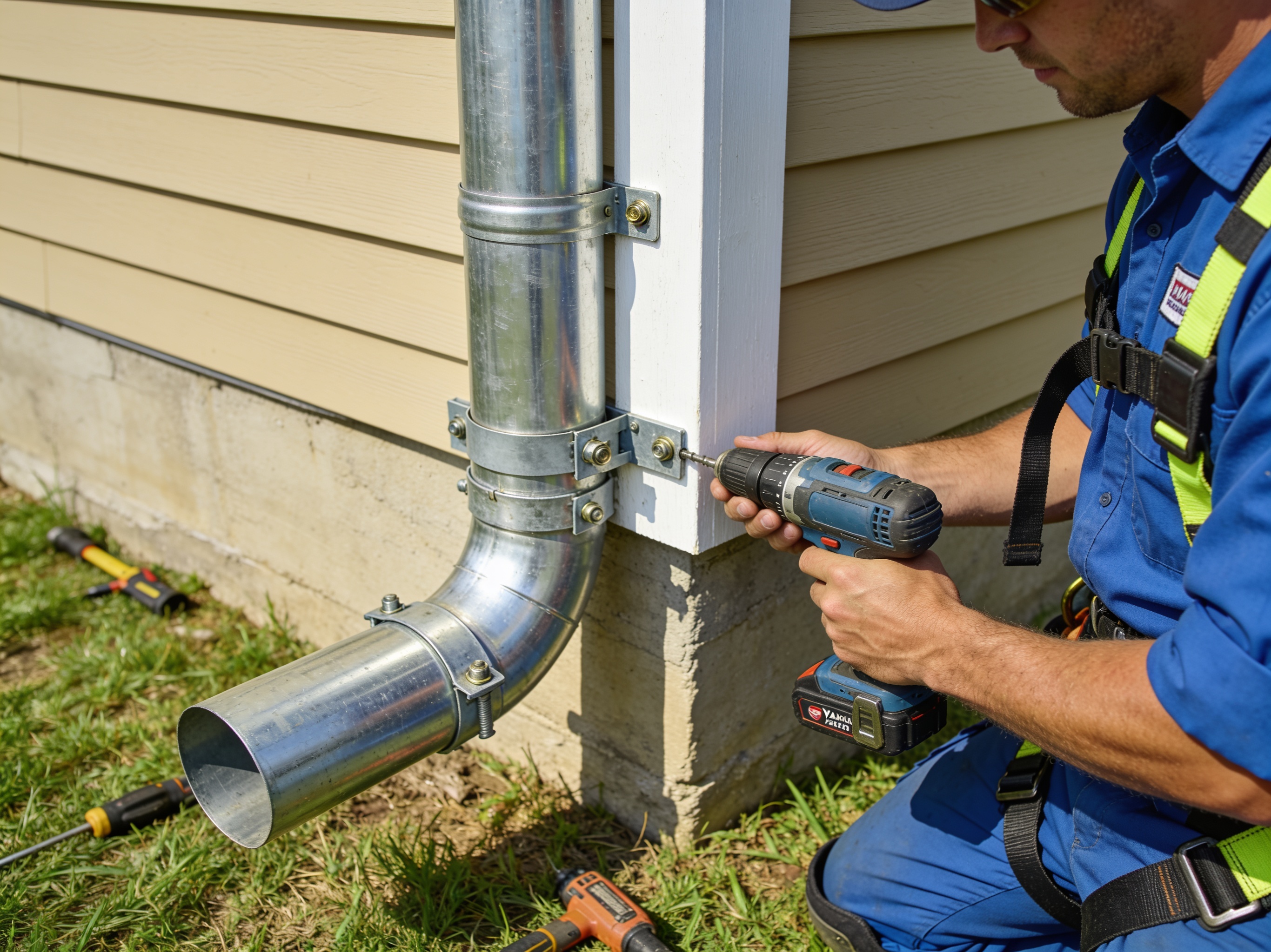 Larger Downspout Installation in Texarkana, TX
